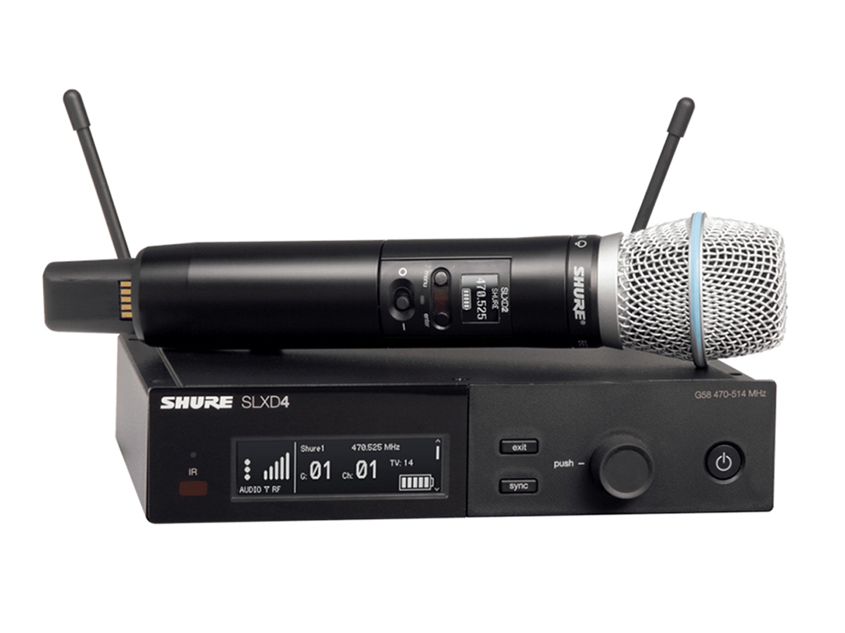 MICRO KHÔNG DÂY SHURE SLXD24/B87A