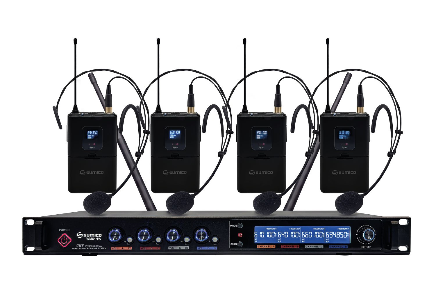 Micro cài đầu không dây 4 kênh Sumico WMS4HW