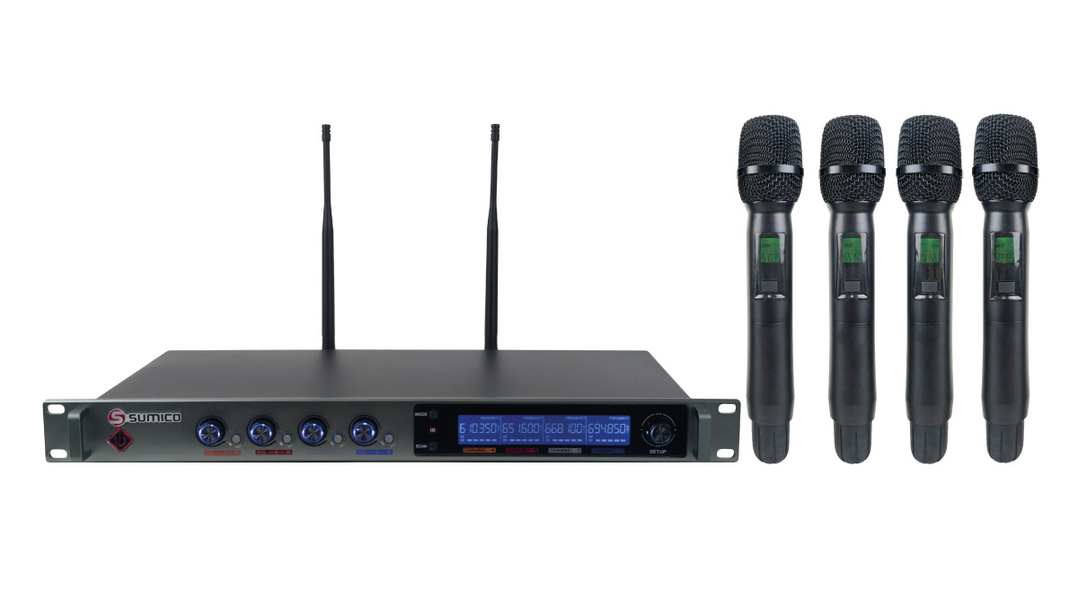 Micro không dây 4 kênh Sumico WMS4H